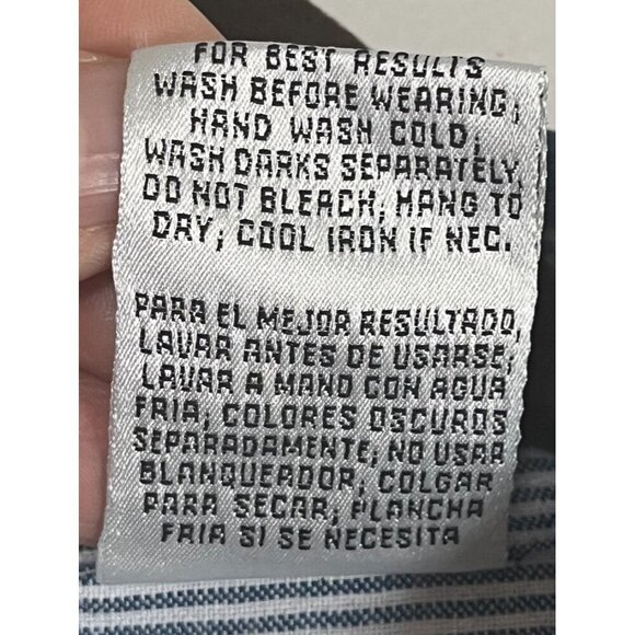 Christmas Striped Shirt L Cat Embroidery Festive Holiday Preppy Classic Retro - Picture 11 of 14